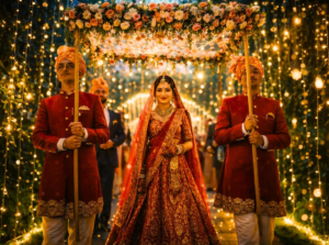 Bride entry at Destination Wedding in Igatpuri