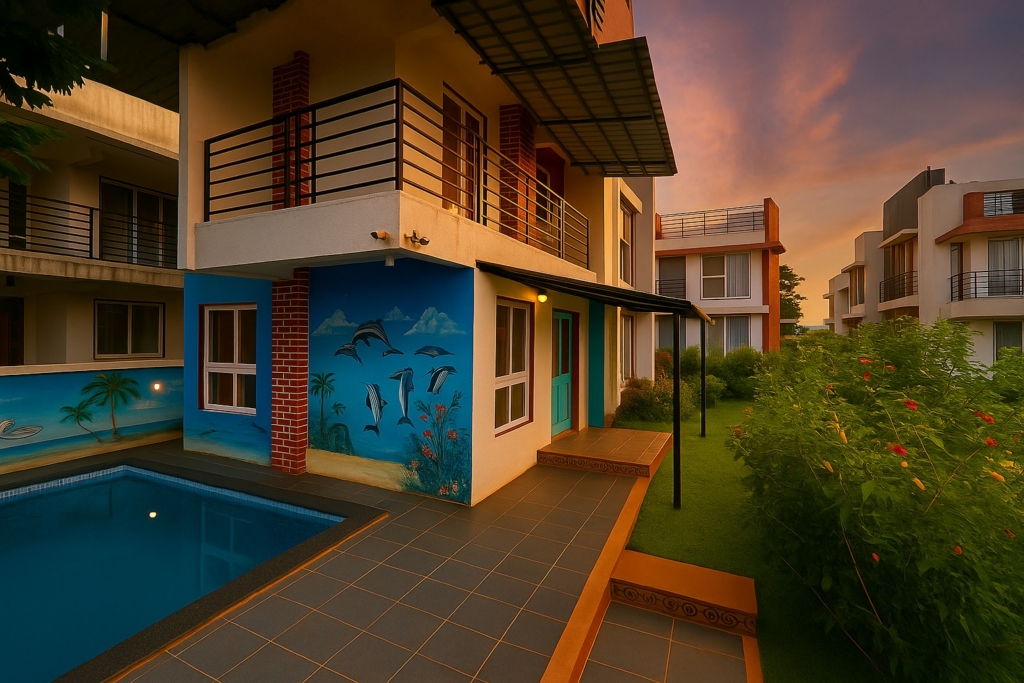 Vatika Tulsi-1 with Pool 3BHK